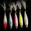 Comercio Exterior Marca Ma Lanzamiento de Orilla Agitación Lenta Cuchilla Señuelo Artificial Anzuelo de Pesca Equipo de Pesca Placa de Hierro Señuelo Metálico Señuelo de Plomo