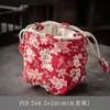Bolsa de Armazenamento para Xícara Única Bolsa Mestra para Copo Copo de Chá Portátil Bolsa de Pano para Copo Integrado Cordão Bolsa de Tecido de Algodão e Linho Fabricante Atacado