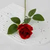 Rosas de Terciopelo Sintético, Rosas de Perla, Decoración de Pared de Rosas para Hogar, Hotel, Boda, Día de San Valentín, Flores de Seda, Flores Artificiales