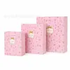Bolsa de Tela con Estampado Floral Pequeño para Comercio Exterior, Bolsa de Papel de Regalo, Tarjeta Blanca Engrosada, Bolsa de Empaque con Flores Pequeñas Frescas, Bolsa de Compras Transfronteriza