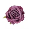 Rosa Vermelha Flor Artificial Cabeças de Flor Mini Cerimônia de Casamento Decoração de Casamento Decoração de Carro de Casamento Flor de Seda Artificial Lapela Fabricante Atacado