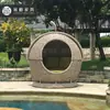 Móveis de Lazer para Exterior Pátio Jardim Hotel Clube Cama de Rattan Pousada Piscina Externa Ninho de Pássaro Celebridade da Internet Criativo