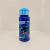 Taza de Agua Nueva de Dibujos Animados Transfronteriza para Niños 550ml Gran Capacidad Taza de Plástico para Mascotas Taza con Popote para Estudiantes Taza Conveniente