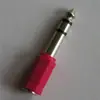 Adaptador de audio para auriculares de 6.3 a 3.5, conector grande a pequeño, 6.5 Macho 3.5 Hembra, cabeza de audio para micrófono