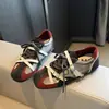Zapatos de mujer de bloques de color retro, nuevo modelo otoño 2026, zapatillas de entrenamiento alemanas de doble correa, zapatos deportivos casuales de suela blanda para mujer