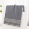 Toalha Jacquard 100% Algodão Faixa de Cetim Toalha de Rosto Colmeia Espessa Absorvente Toalha de Rosto para Lavar o Rosto Doméstica Fabricante de Toalhas para Presente de Supermercado Atacado