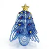 Shandong Zibo Artesanato em Vidro Enfeites Árvore de Natal de Vidro Decorações de Natal de Vidro