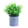 Plantas Verdes Simuladas, Plantas de Eucalipto en Maceta, Plantas en Maceta de Flores Falsas, Adornos de Decoración para el Hogar, Flores de Mano, Plantas Simuladas