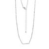 Collar Transfronterizo de Plata de Ley S925, Sencillo y Moderno, Cadena de Bambú Creativa de Alta Resistencia, Elegante y de Lujo Ligero, Diseño Versátil, Accesorio para Mujer