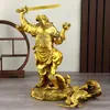 Artesanato em latão Zhongkui, decorações para casa, artesanato em metal, estátua de Buda de cobre, decoração geral para casa