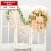 Simulación de alambre de glicina, ratán, flor decorativa, cuerda de plástico, enredadera colgante, protección de tuberías de aire acondicionado, bobinado de techo