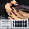 Adesivos para Manicure em Gel Sem Luz de 14 Dedos Popular na Temu Transfronteiriça Adesivos de Unha à Prova d'Água de Longa Duração