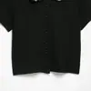 Ins Ropa de Mujer Estilo Europeo Transfronteriza Venta al por Mayor Cardigan de Punto con Cuello Desmontable Efecto Piel Sintética 2756116