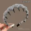 Colección de Diademas de Cabeza de Dientes para Niños y Adultos Impresionante Trenza de Calavera Alta Diadema Colores de Corte Pinza para el Cabello Antideslizante Accesorios para el Cabello