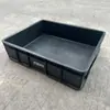 Caixa de Giro Espessada Antiestática 600*500*150mm com Tampa, Caixa Plástica Antiestática para Peças Eletrônicas e Materiais