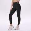 Pantalones de Entrenamiento Pilates Secado Rápido Frescos de Cintura Alta Levanta Glúteos Deportivos para Mujer de Nueve Puntos Ajustados Control de Abdomen Leggings de Fitness