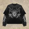 2022 novo comércio exterior 3D impressão digital l Águia com chapéu bolso blusa de frio suéter moda masculina com capuz suéter masculino