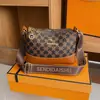 Bolsa Transversal Costura Retrô Cor Contrastante para Sair, Alça Larga, Bolsa de Ombro Casual, Grande Capacidade, Bolsa Quadrada Pequena Fashion com Múltiplos Compartimentos