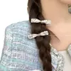 Barbie Brilhante~ Presilha de Cabelo com Laço Cintilante para Mulheres, Luxo Leve, Alta Qualidade, Presilha Lateral Exquisita, Presilha para Franja, Acessório de Cabelo