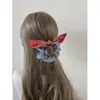 Scrunchie de Tecido Suave com Bolinhas Estilo Coreano Doce de Nicho Versátil Prendedor de Cabelo Acessório de Cabelo da Moda de Alta Qualidade com Personalidade para Mulheres