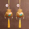 Palácio em destaque Brocade Panky Sachet Antique Carry-on Bordado Lucky Bag Car Hanging Dragon Boat Festival Sachet Saco Vazio