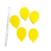 Esponja de Alambre Estrella Globo Inserto para Pastel Estrella de Cinco Puntas Espuma Horneado Pastel de Cumpleaños Tarjeta Insertable Decorativa Paquete de 5