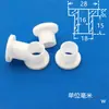 Buje de Nylon Arandela Plástica Macho-Hembra Pad Aislante Gránulo Aislante para Transistor Funda para Tornillo Buje de Rodamiento Deslizante