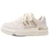 Zapatillas Warrior Cómodas Versátiles Elegantes Moda Tendencia Bloqueo de Color Simple Zapatos Casuales para Mujer Estilo Coreano Energético Zapatos Casuales