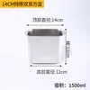 W& Lavabo Cuadrado de Acero Inoxidable Lavabo Comercial para Aceite Lavabo de Grado Alimenticio 304 Lavabo Pequeño para Condimentos Cocina Casera Lavabo de Hierro con