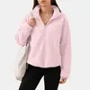 Moda transfronteriza europea y americana para mujer 2026, chaqueta de forro polar con cuello alto y cremallera con bolsillos, más vendida en Amazon