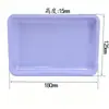 Bandeja, cenicero de hojalata, bandeja organizadora y de almacenamiento de metal, bandeja para decoración de uñas, bandeja de almacenamiento, se puede imprimir a cuatro colores, caja de hierro