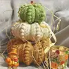 Venda Quente Transfronteiriça Comércio Exterior Estação Independente Cor Macaron Nórdico Enfeites de Abóbora Tricotados Moda Halloween Enfeites para Casa
