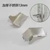 Clips Particionadores de Gabinete Metálico, Soportes para Estantes de Gabinete de Archivos, Clips de Fijación de Plástico, Sujetadores de Tarjetas Extendidos y Engrosados, Accesorios de Acero Inoxidable