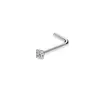 Conjunto de Piercing de Nariz de Aço Inoxidável com 12 Peças, Best-Seller Transfronteiriço, Argola Básica de Nariz com Zircônia em Formato de Coração, Joia para Piercing