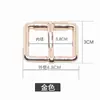 Accesorios para Bolsas Hebilla de Metal Hebilla Ajustable para Correa de Hombro Hebilla Japonesa Hebilla de Cinturón Hebilla de Conexión para Equipaje Accesorios de Cuero Hebilla de Bolso