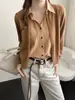 Camisa estilo coreano com design patchwork, visual de duas peças falsas, cardigã de tricô com gola alta, nova coleção outono/inverno feminina, suéter estiloso com efeito emagrecedor