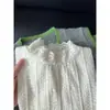 Camisa Base de Encaje de Cuello Semi-Alto de Moda para Mujer, Estilo Francés Primavera 2026, Top Elegante Juvenil de Manga Larga de Gama Alta