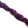 Cuentas de cristal de diamante facetado de 4 mm, cuentas de vidrio, cuentas hechas a mano DIY, material de cuentas sueltas, accesorios para el cabello, accesorios