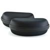 Caja de terciopelo con letras para gafas al por mayor Caja de almacenamiento de gafas de sol de Eva para niños color negro simple caja de gafas de sol personalizada