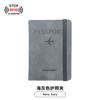 Bolsa para pasaporte antimagnética de piel PU etiqueta de equipaje traje piel antirrobo cepillo tarjetero RFID bolsa para identificación en stock funda para pasaporte