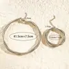 Pulsera Punk de Estilo Normcore Metálico Europeo y Americano Transfronterizo con Cuello Exagerado, Hueso de Serpiente Personalizado, Múltiples Capas, Hebilla de Giro Triple