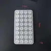 Ventosa Doble Cara de Silicona para Teléfono Móvil Transfronteriza, Adhesivo Cuadrado Multifuncional, 32 Piezas, Antideslizante para Baño y Cocina, Uso Creativo en el Hogar
