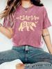 Camiseta de mujer con cuello redondo y estampado de letras MAMA de estilo europeo y americano en stock, de Amazon, de manga corta y suelta, de comercio exterior.