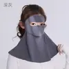 Nueva Máscara de Verano 2026 que Permite Beber Agua, Mascarilla Facial con Protección UV, Protección Integrada para el Cuello, Máscara de Protección Solar para Rostro Completo para Mujeres