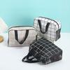 Bolsa de aseo de PVC a cuadros, gran capacidad, impermeable, bolsa de almacenamiento, bolsa de maquillaje para mujer, multibolsillos