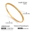 Jieding Joias Europeias e Americanas Pulseira de Aço Inoxidável Aço Titânio Não Desbota Joias de Mão para Mulheres High-End 18K Joias Transfronteiriças Atacado