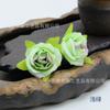 Dinheiro rosa simulação de flor rosa arranjo de flores de vime material saco caixa de flores com flor Xunpu grampo de cabelo flor roupas chinesas acessórios de cabelo produção
