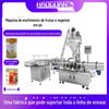 Máquina automática de enchimento de pó de frutas e vegetais, máquina de substituição de farinha de grãos, máquina de frasco de parafuso, máquina de embalagem de pó temperado para leite em pó engarrafado