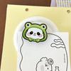 Copyright Pinza de sellado Panda Corazón de niña Clip de PP Chica Ins Estudiante Clip de cola larga Clip para notas pequeñas Dibujo animado lindo