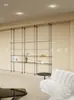 Rack de Armazenamento Hanger Estante Organizador de Tubo Redondo de Liga de Alumínio Minimalista de Luxo Leve Suporte de Chão Decorativo